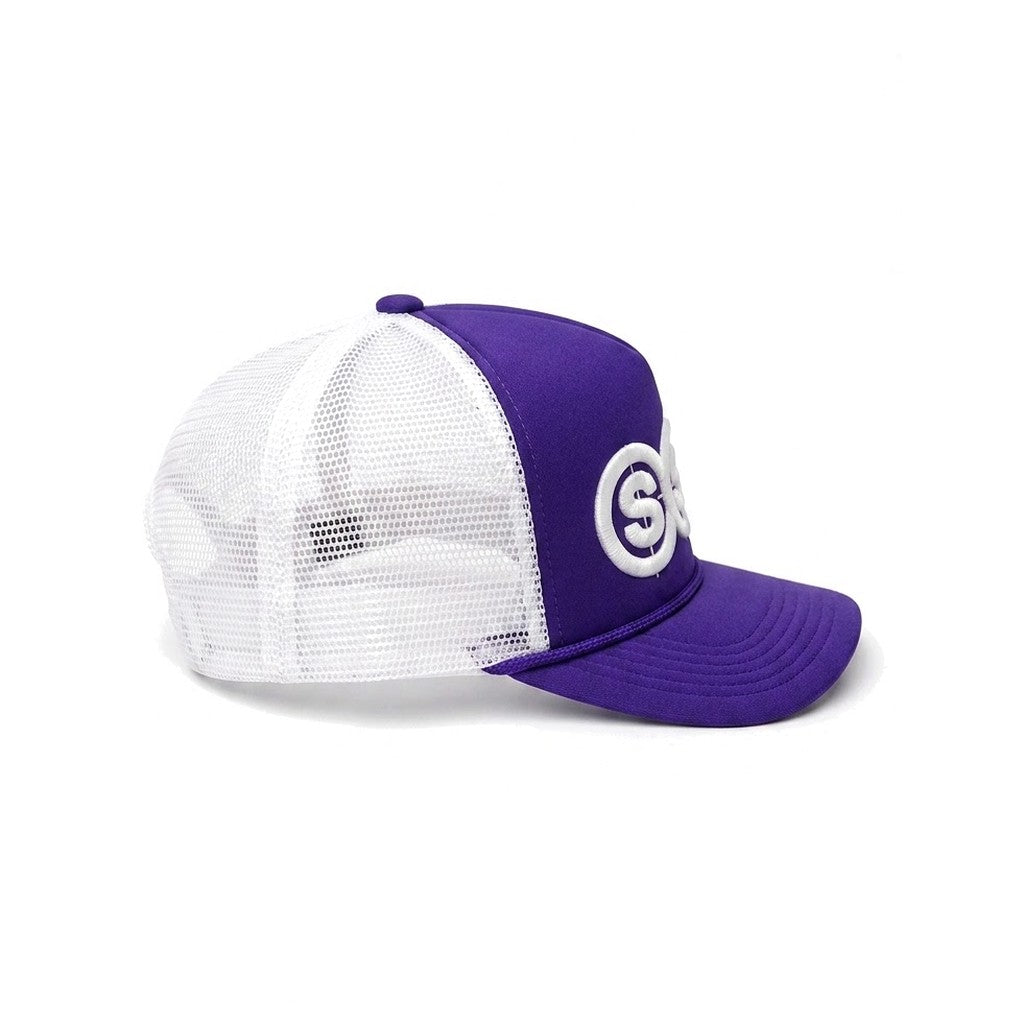 White / Purple | side view
