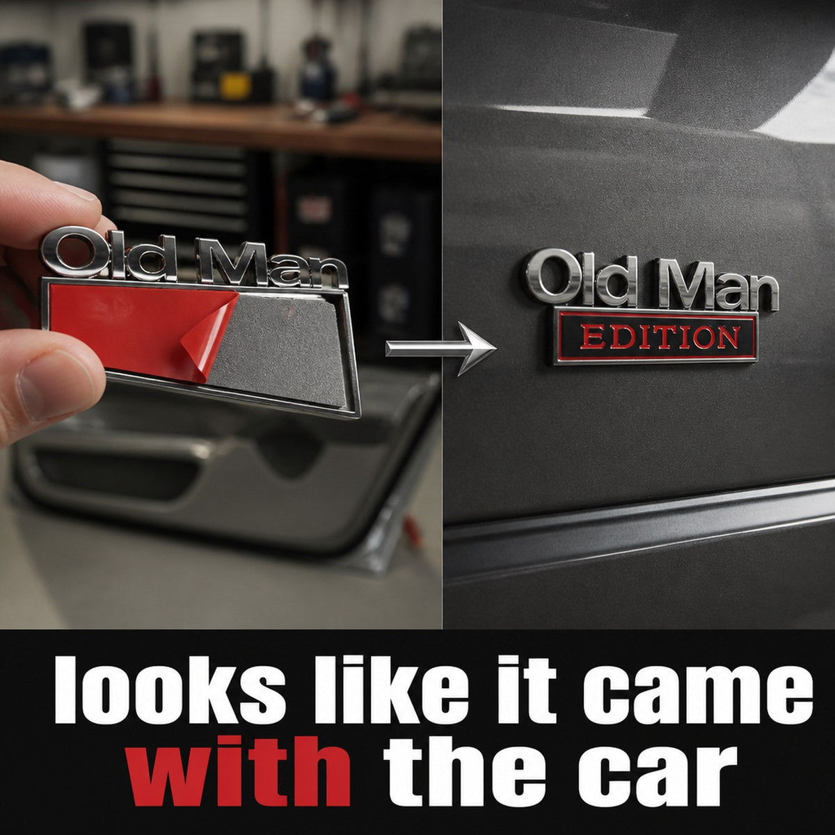 Snando Old Man Edition badge — 03-mechanism