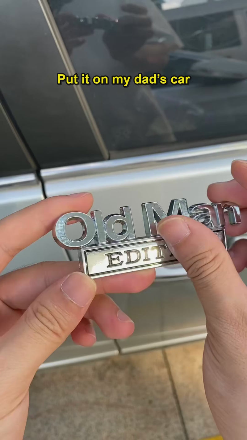 Old Man Edition — put it on my dad's car, see how long till he notices