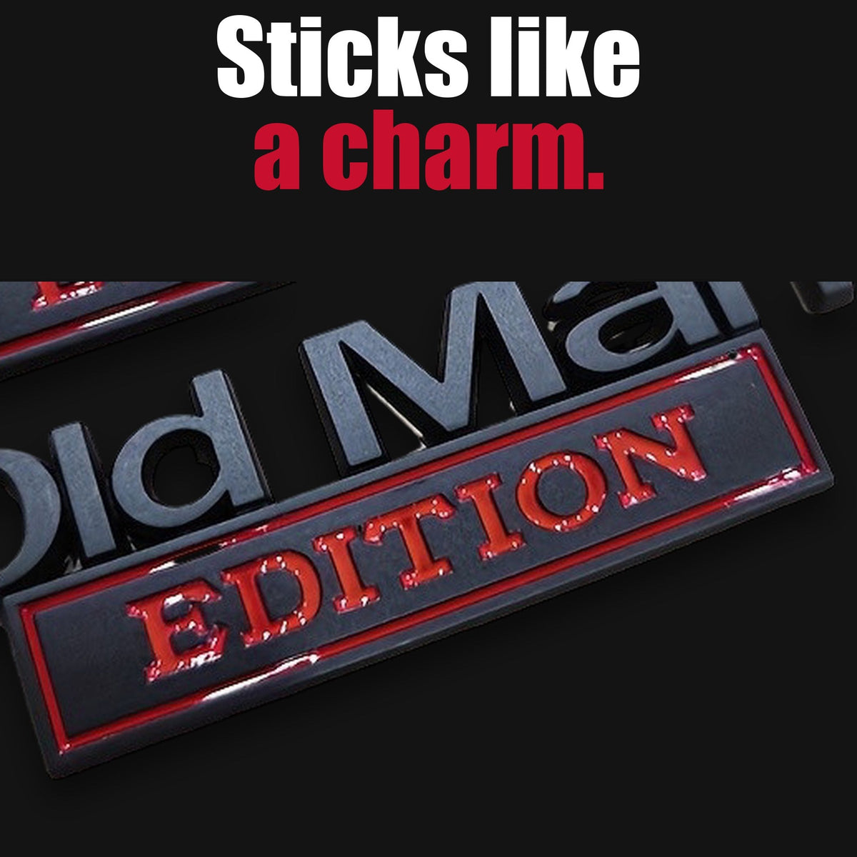 Snando Old Man Edition badge — 06-material